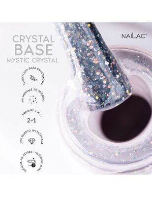 Nailac Rubber Base Mystic Crystal