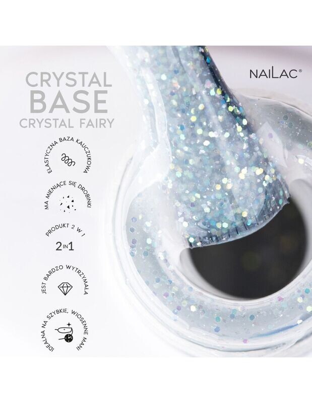 Nailac Rubber Base  Crystal Fairy