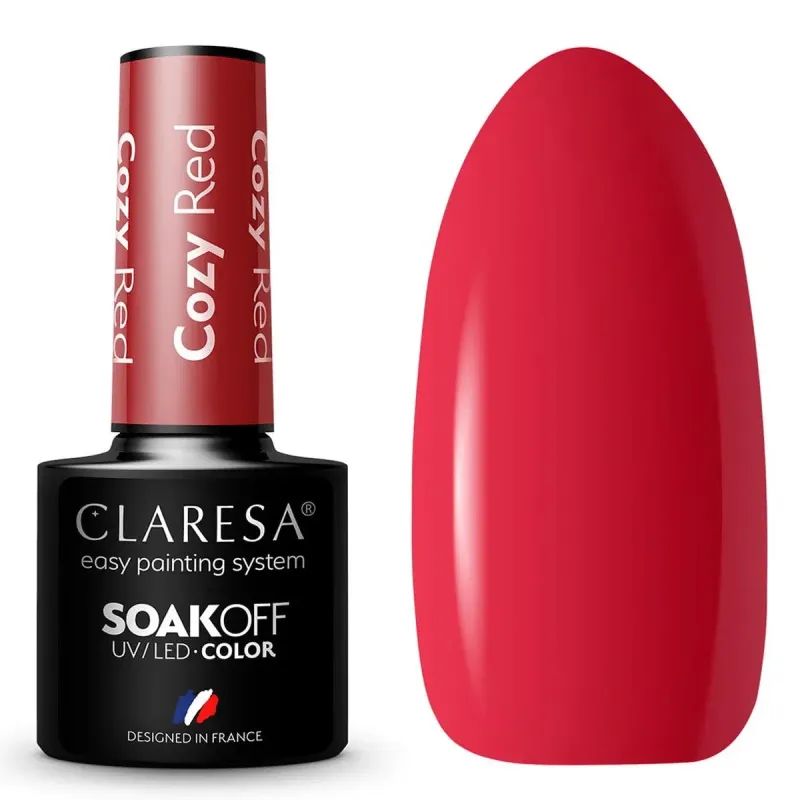 Claresa Gel Polish Cozy Red