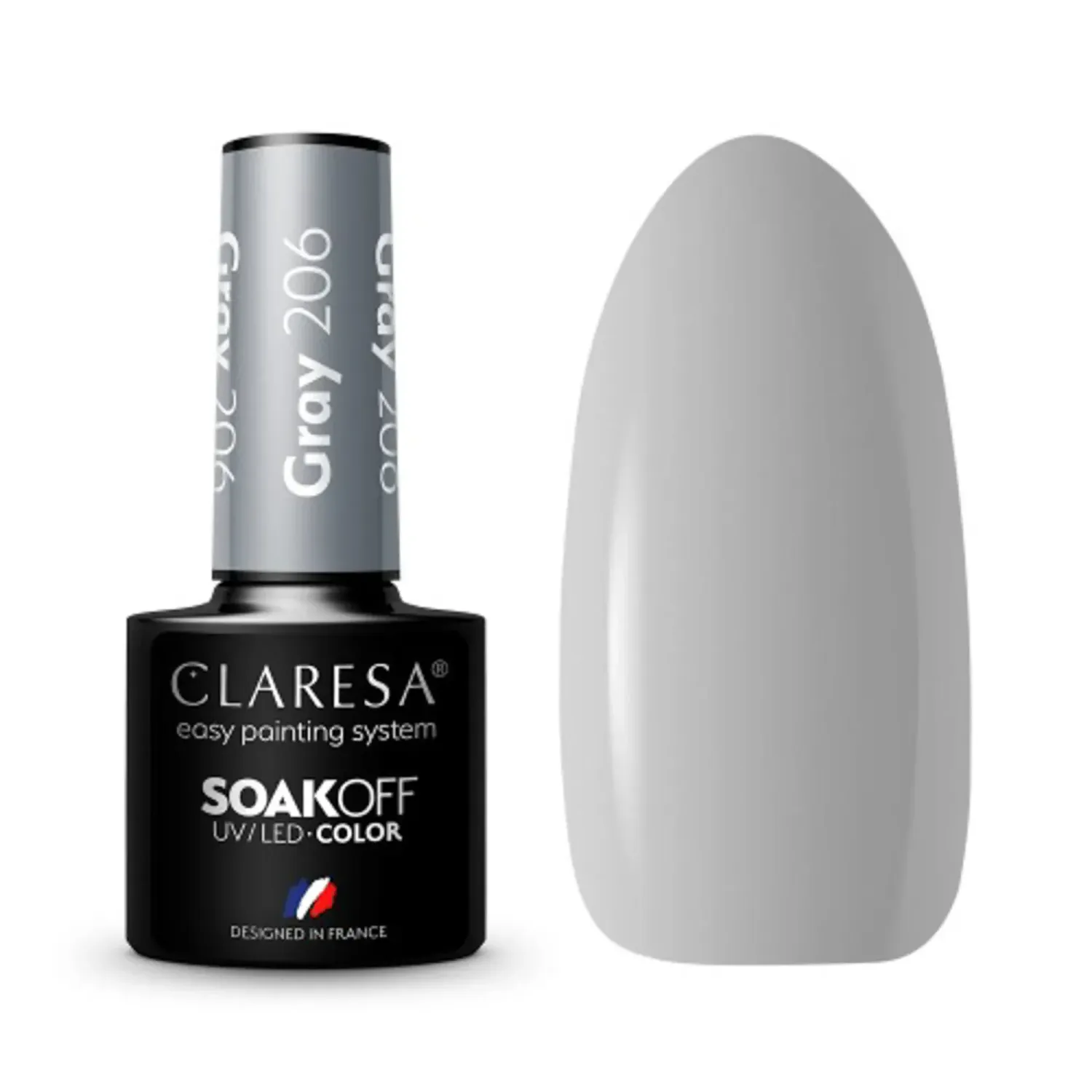 Claresa Gel Polish Gray 206