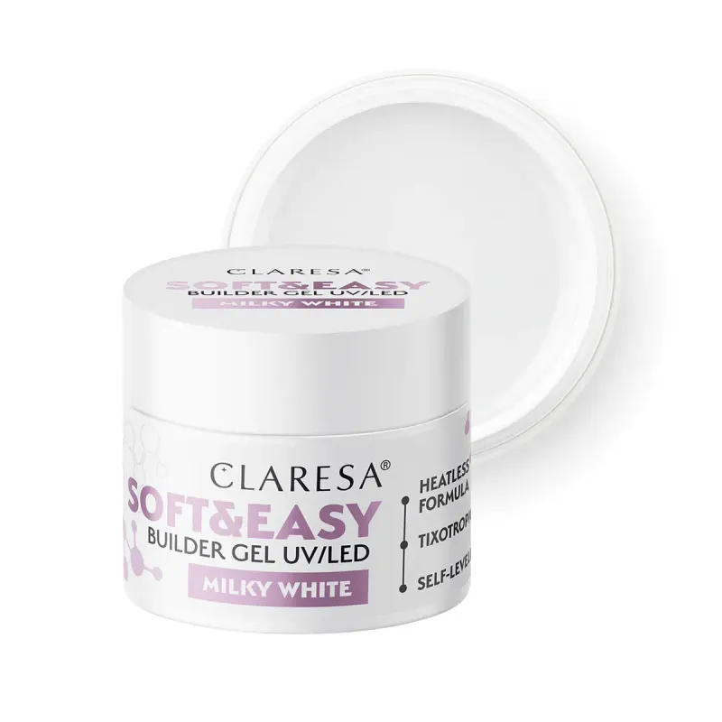 Claresa Builder Gel Soft &Easy Milky White 45g