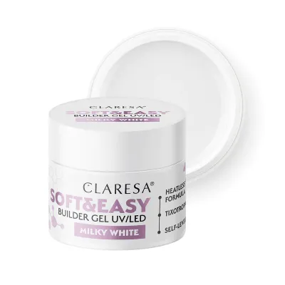 Claresa Builder Gel Soft &Easy Milky White 45g