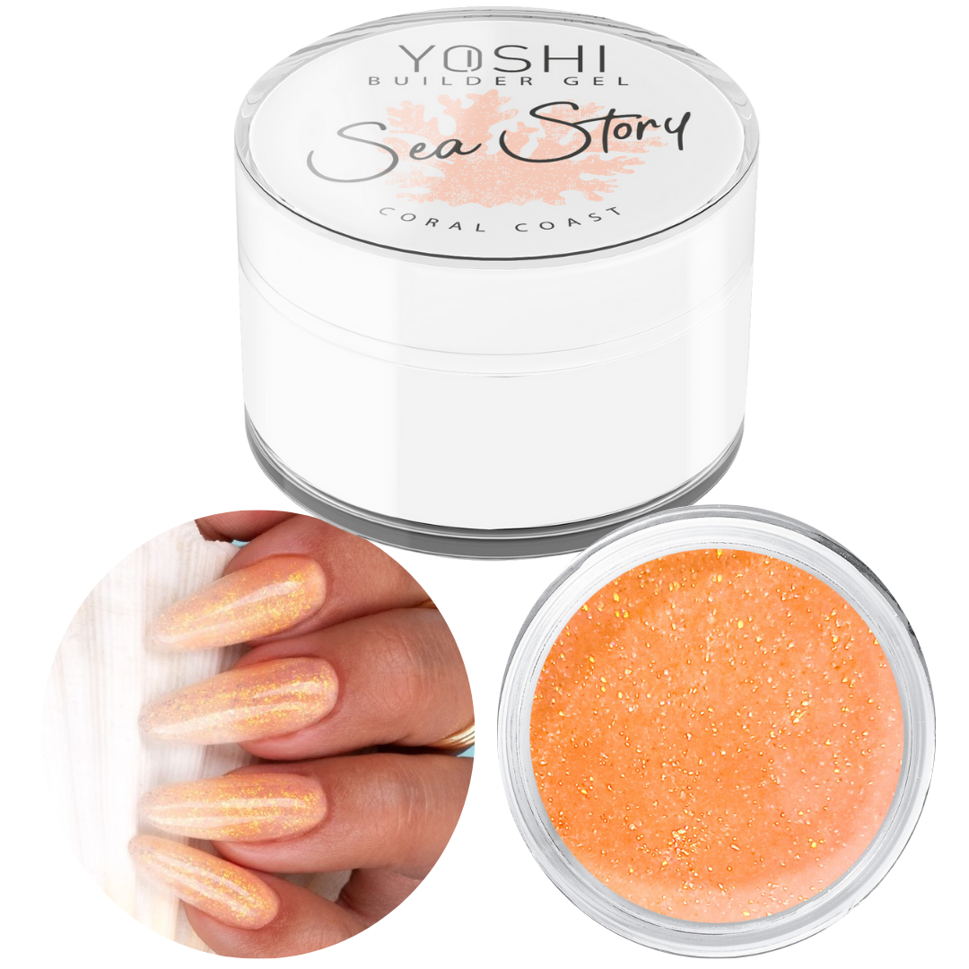 Yoshi Sea Story Builder Gel Coral Coast 15ml