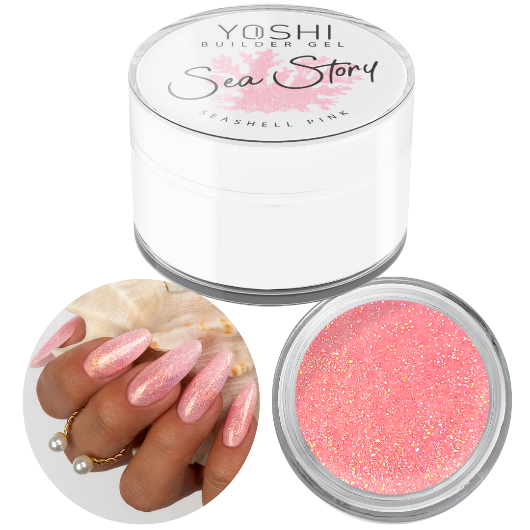 Yoshi Sea Story Builder Gel Seashell Pink 15ml