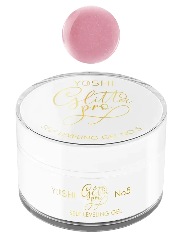 Yoshi Glitter Pro Uv Gel Self Leveling No5 15 ml