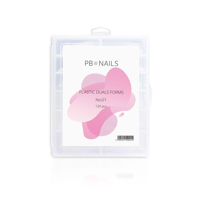 PB Nails Dual Forms Salon Almond