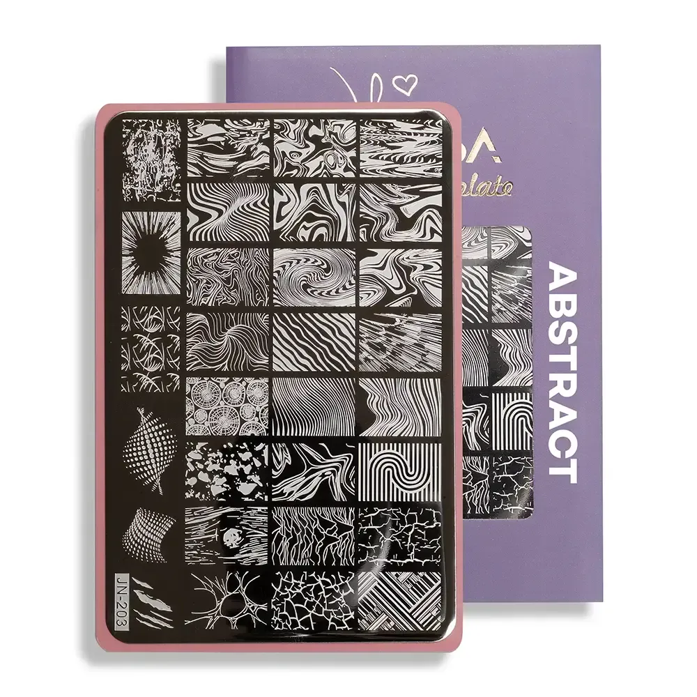 Julia Nessa Stamp Plate Abstract
