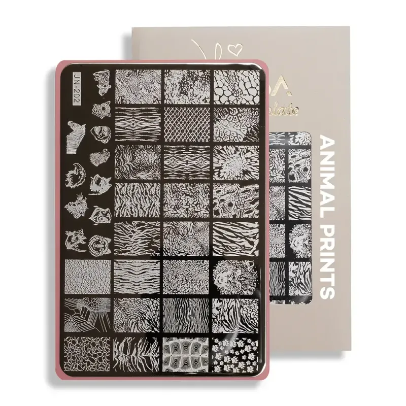 Julia Nessa Stamp Plate Animal Print