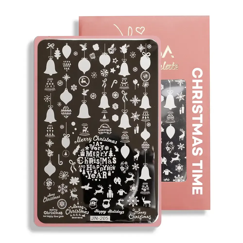 Julia Nessa Stamp Plate Christmas Time