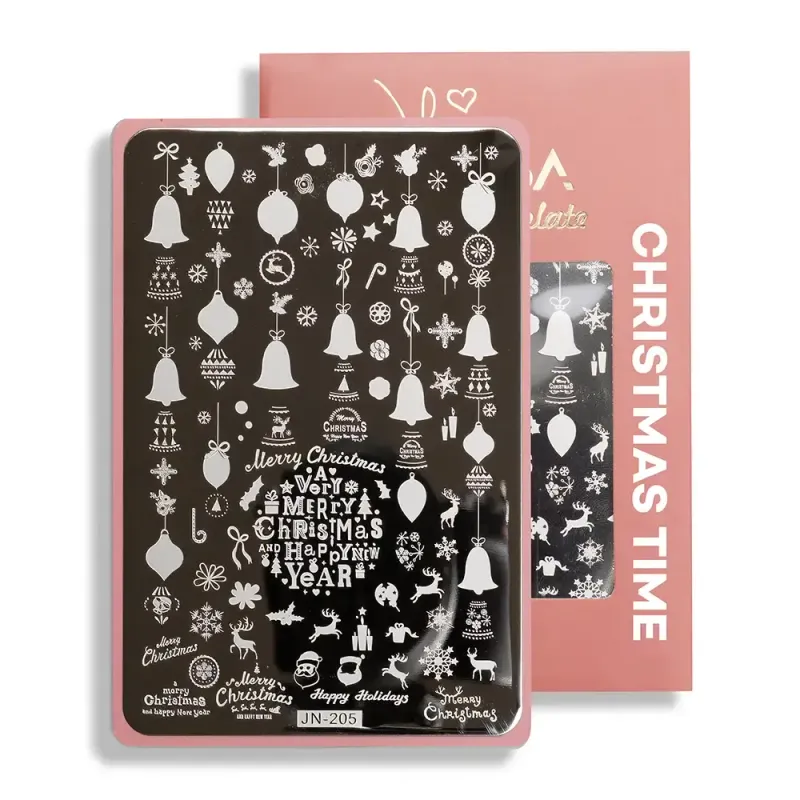 Julia Nessa Stamp Plate Christmas Time