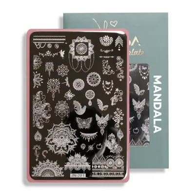 Julia Nessa Stamp Plate Mandala