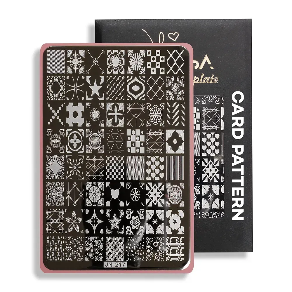 Julia Nessa Stamp Plate Card Pattern