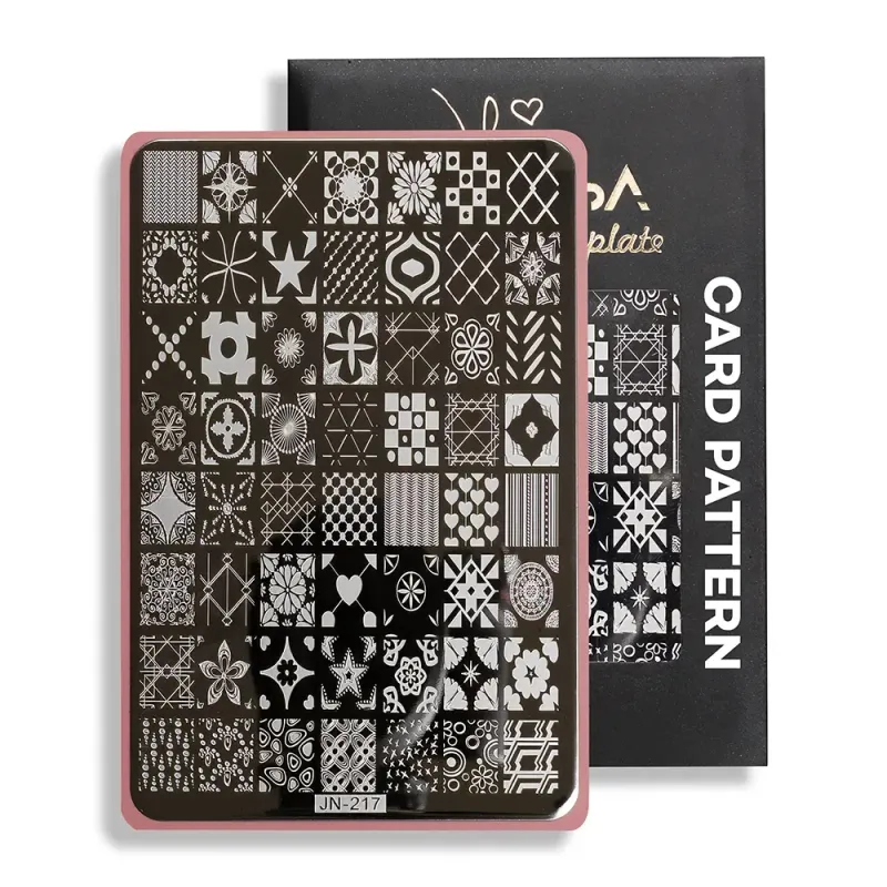 Julia Nessa Stamp Plate Card Pattern