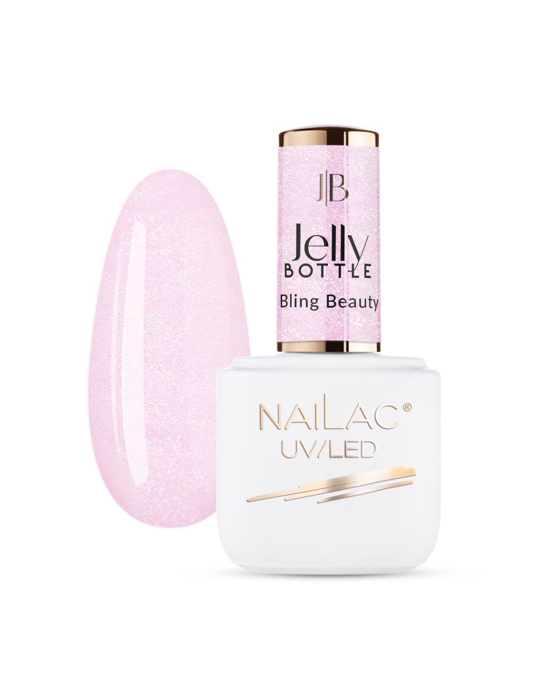 Nailac Jelly Bottle Bling Beauty  7ml