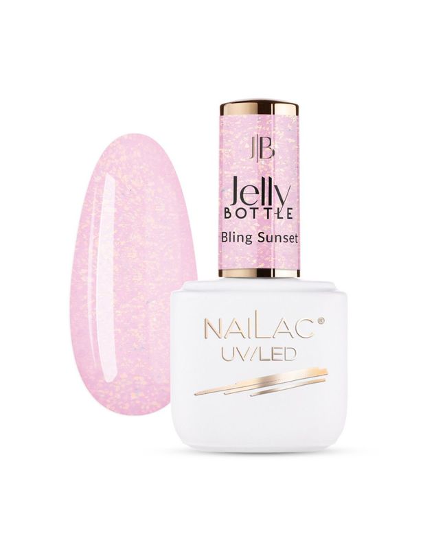 Nailac Jelly Bottle Bling Sunset 7ml