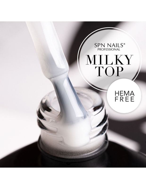 SPN Nails Milky Top Coat
