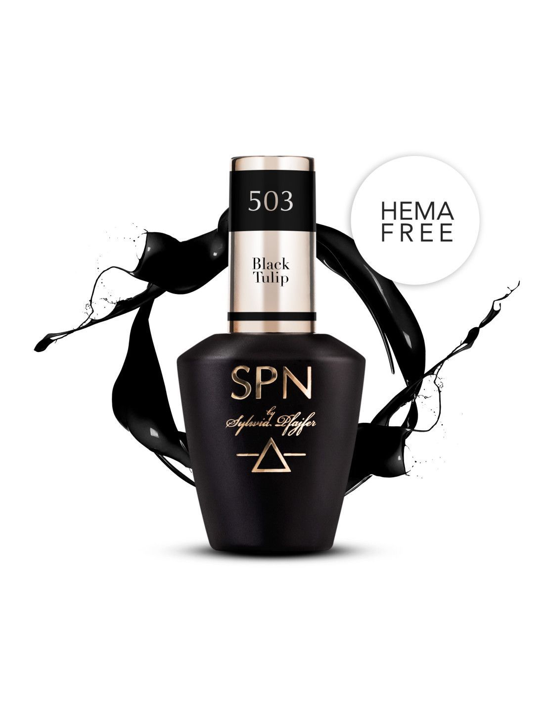 SPN Nails 503 Black Tulip