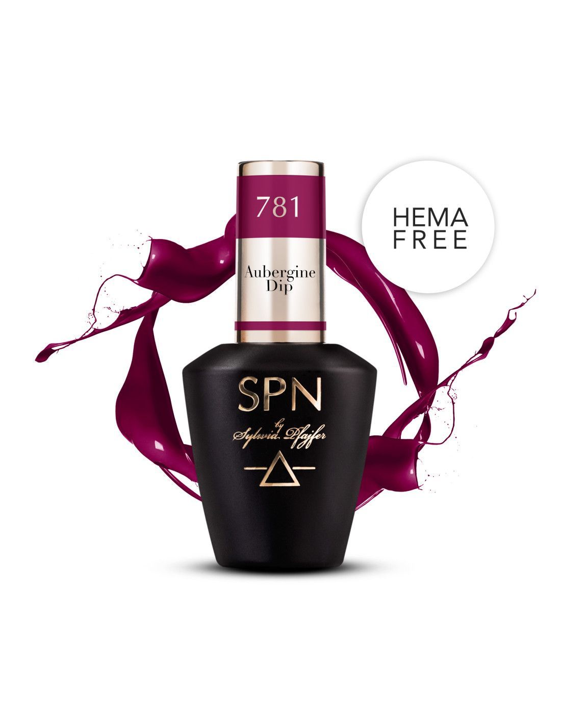 SPN Nails 781 Aubergine Dip