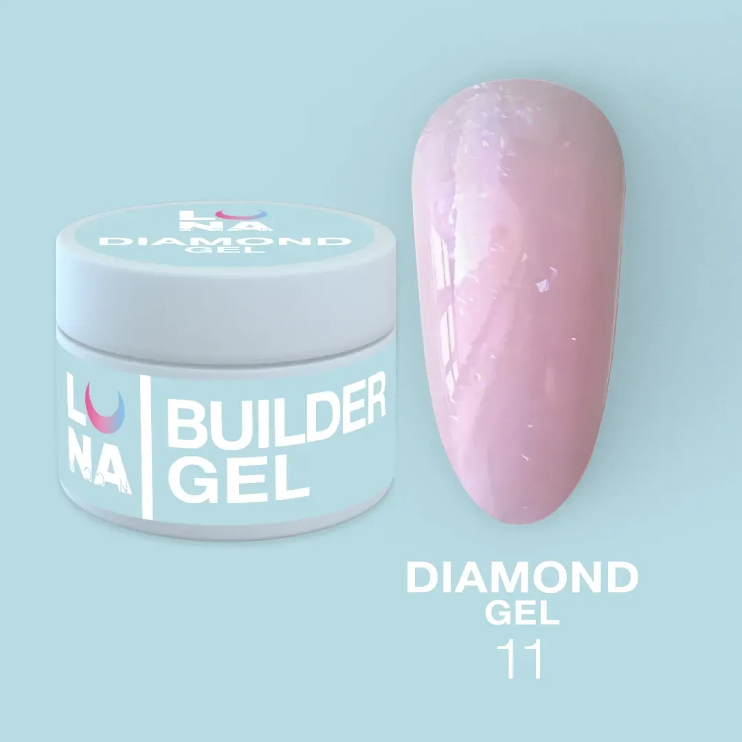 Luna Moon Diamond Gel 11.  (15ml)