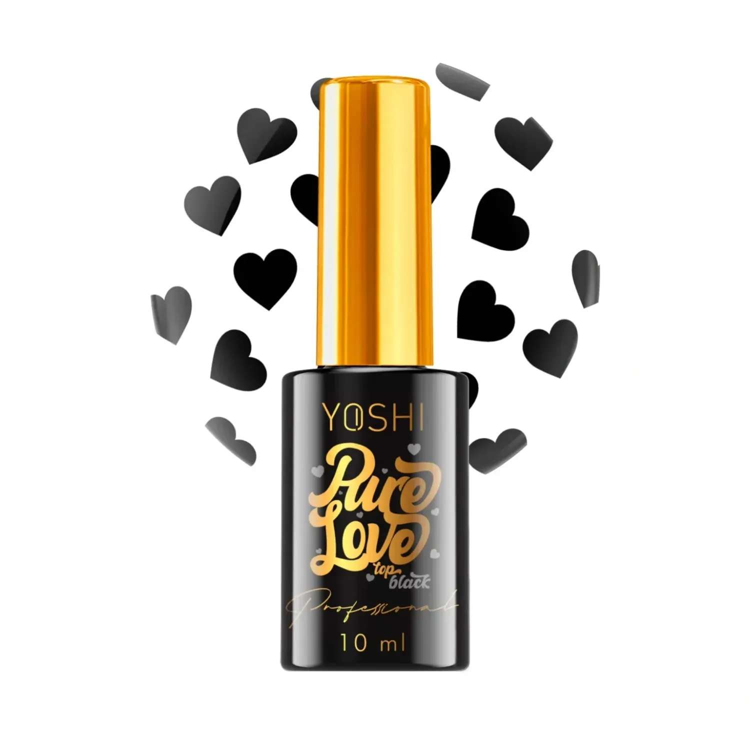 Yoshi Top Coat Pure Love Black  10 ml