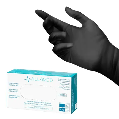 Nitrille Handschoenen M zwart