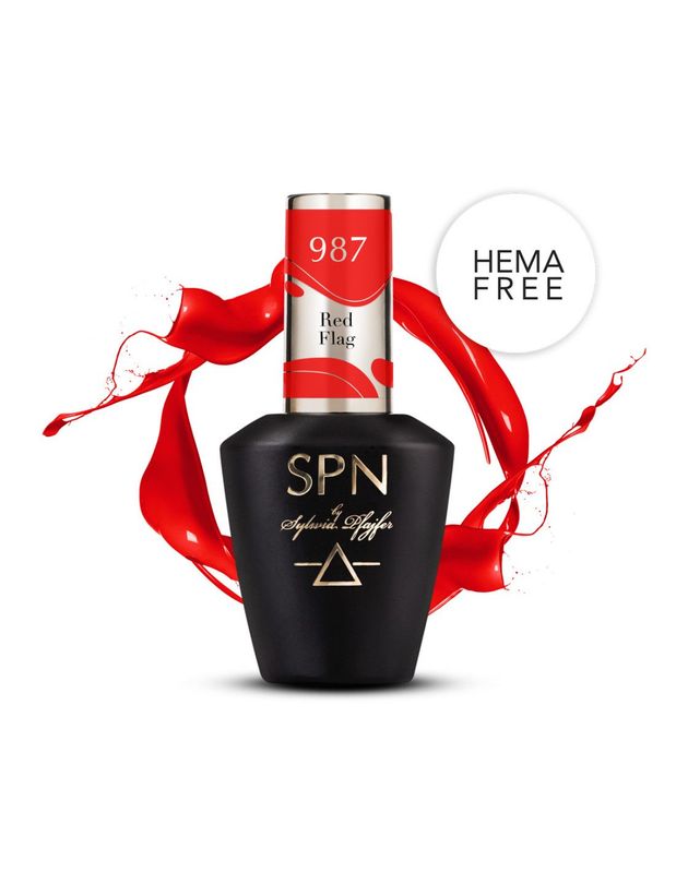 SPN Nails 987 Red Flag