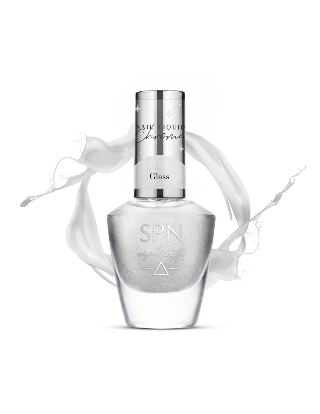 SPN Nails  Liquid Chrome Glass