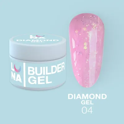 Luna Moon Diamond Gel 4.  (15ml)