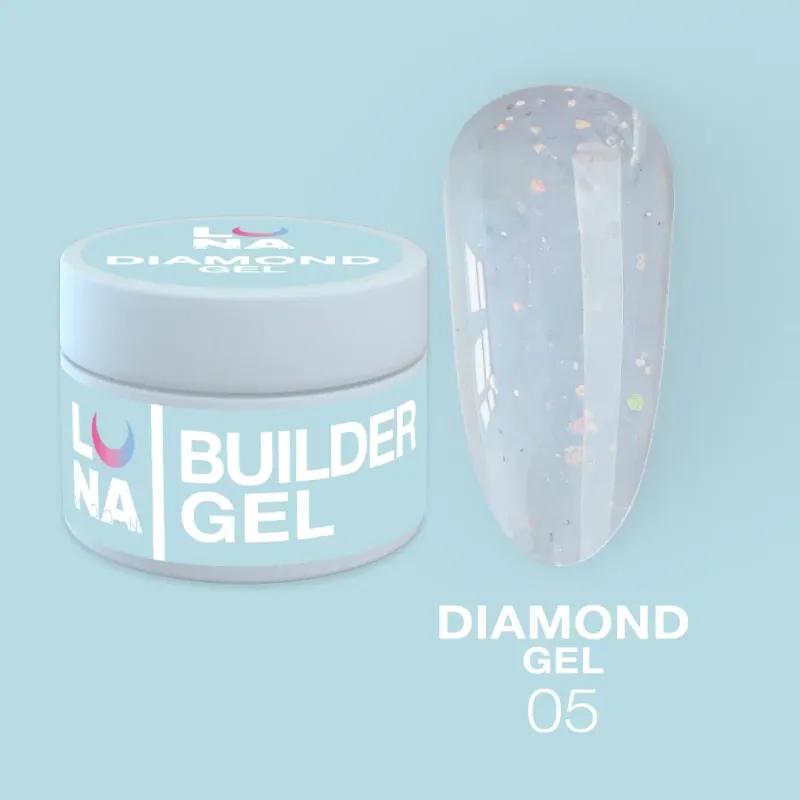 Luna Moon Diamond Gel 5.  (15ml)