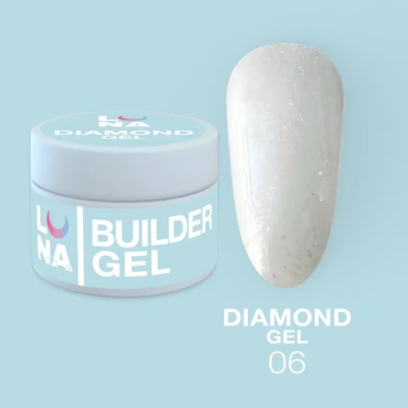 Luna Moon Diamond Gel 6.  (15ml)