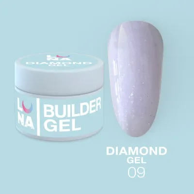 Luna Moon Diamond Gel 9.  (15ml)