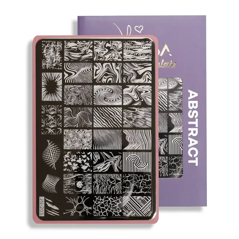 Julia Nessa Stamp Plate Abstract