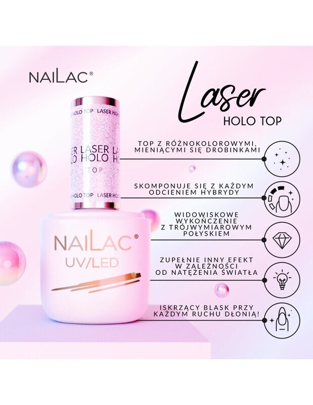 Nailac Laser Holo Top Coat