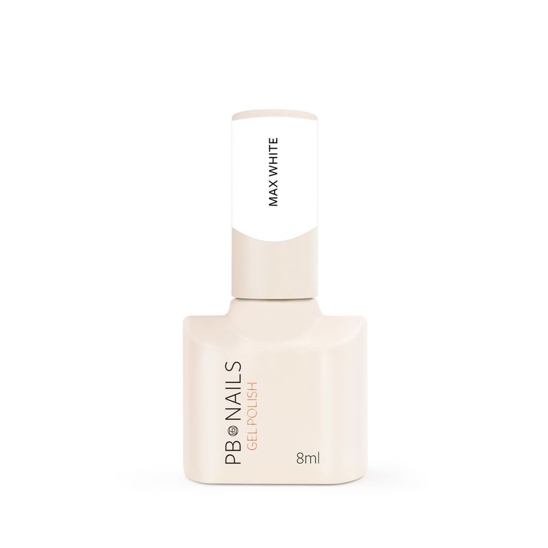 PB Nails Gel Polish Max White  8ml