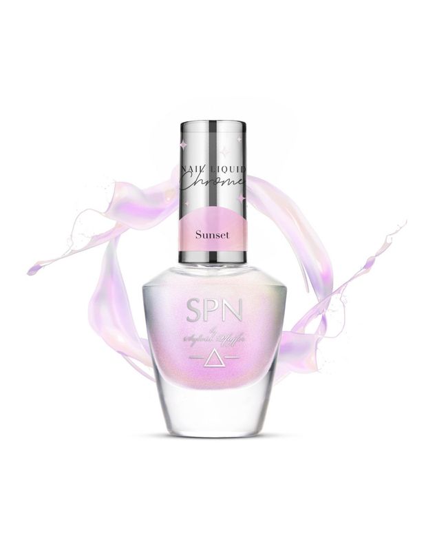 SPN Nails  Liquid Chrome Sunset