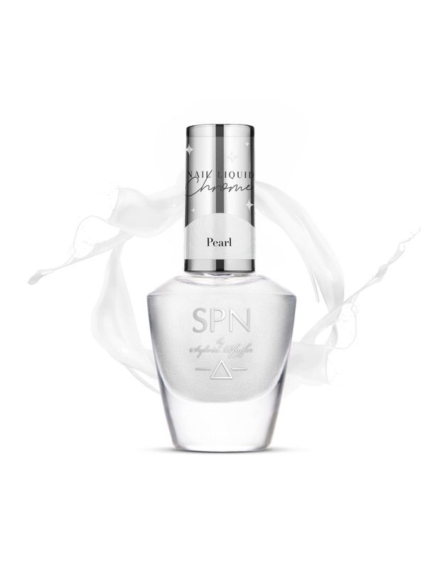 SPN Nails  Liquid Chrome Pearl