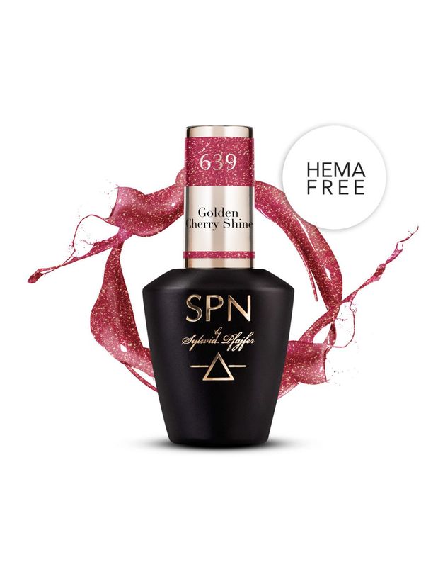 SPN Nails 639 Golden Cherry Shine