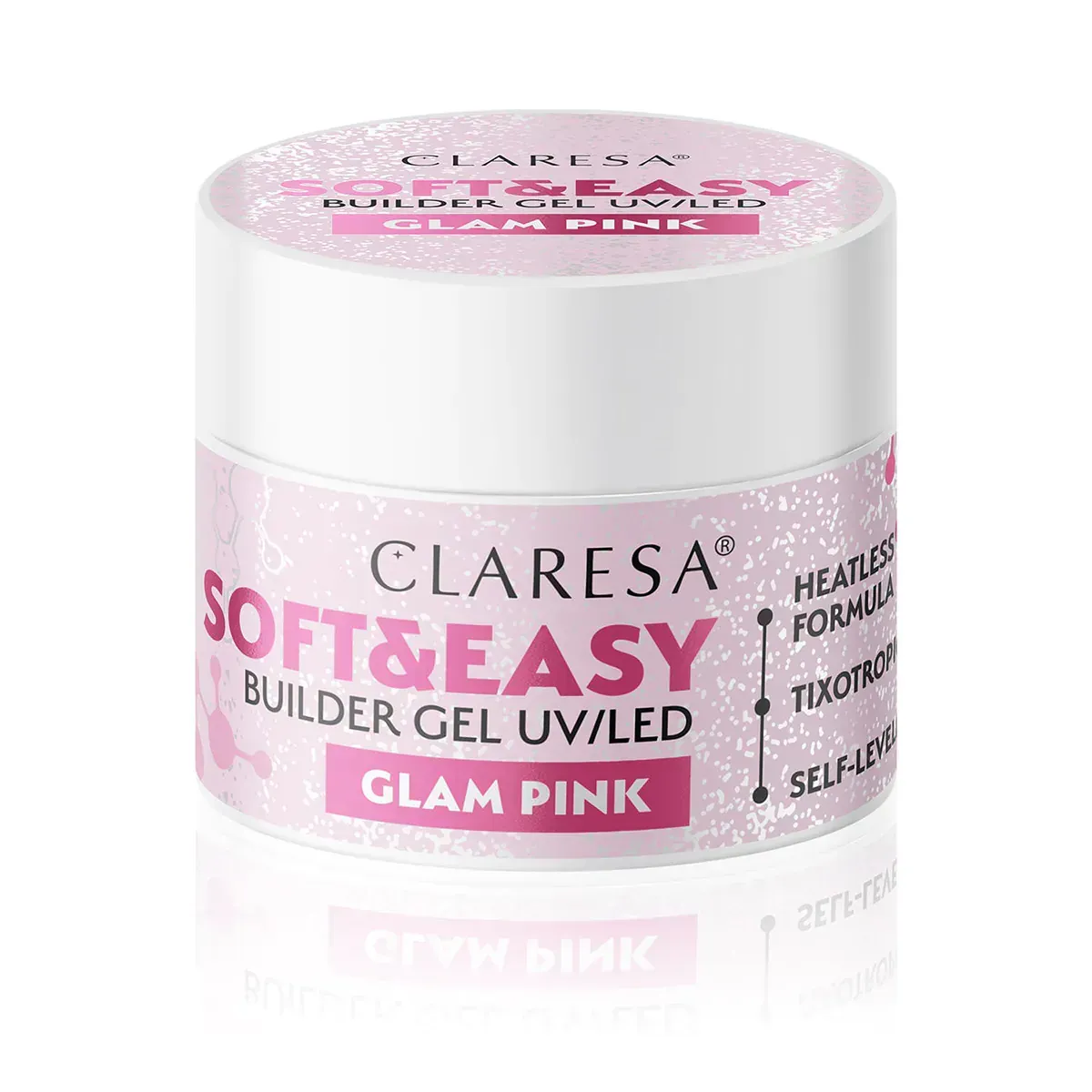 Claresa Builder Gel Soft &Easy Glam Pink 15g