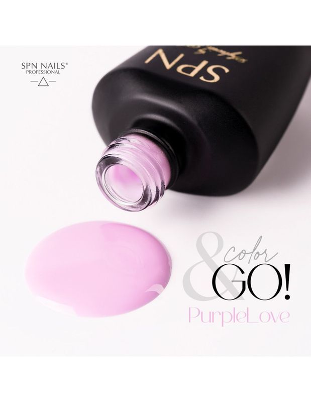 SPN Nails Rubber Base PurpleLove 10 ml