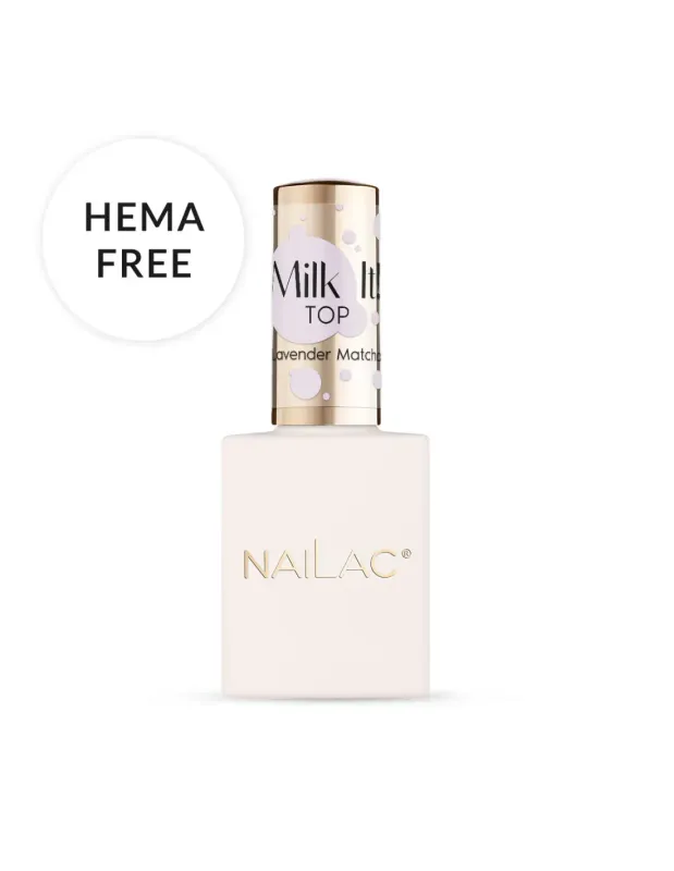 Nailac Top Coat Milk It Lavender Matcha  10ml