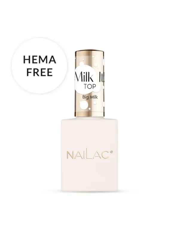 Nailac Top Coat Milk It ! Big Milk  10ml