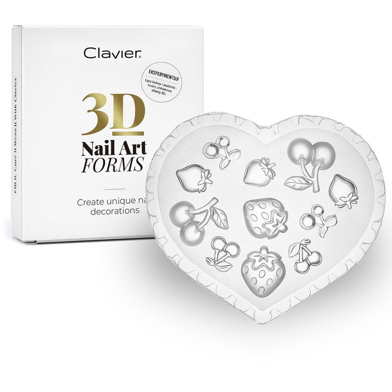 Clavier 3D Nail Art Forms