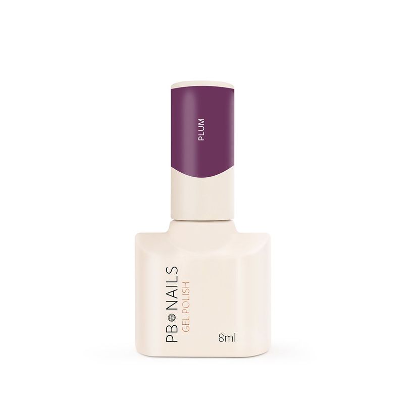 PB Nails Gel Polish Plum 8ml