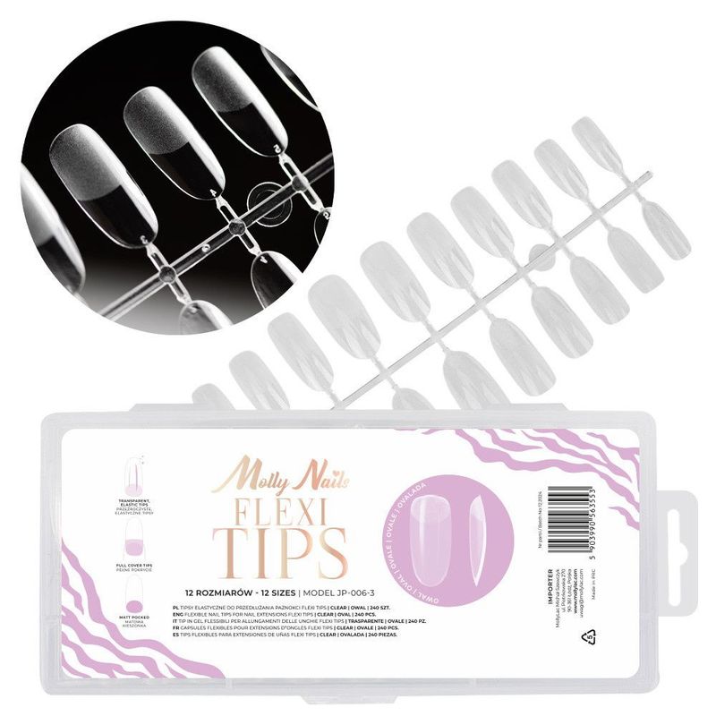 Molly Nails Flexi Tips Oval  240st