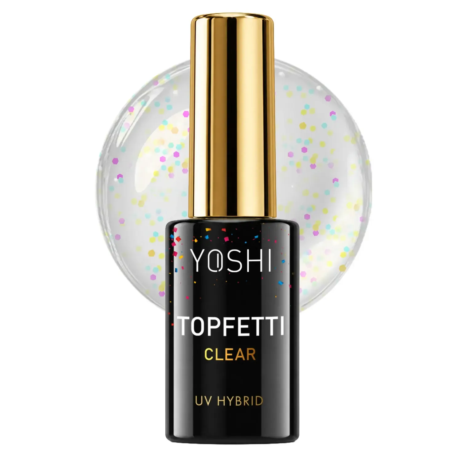 Yoshi Top Coat Topfetti Clear 10 ml