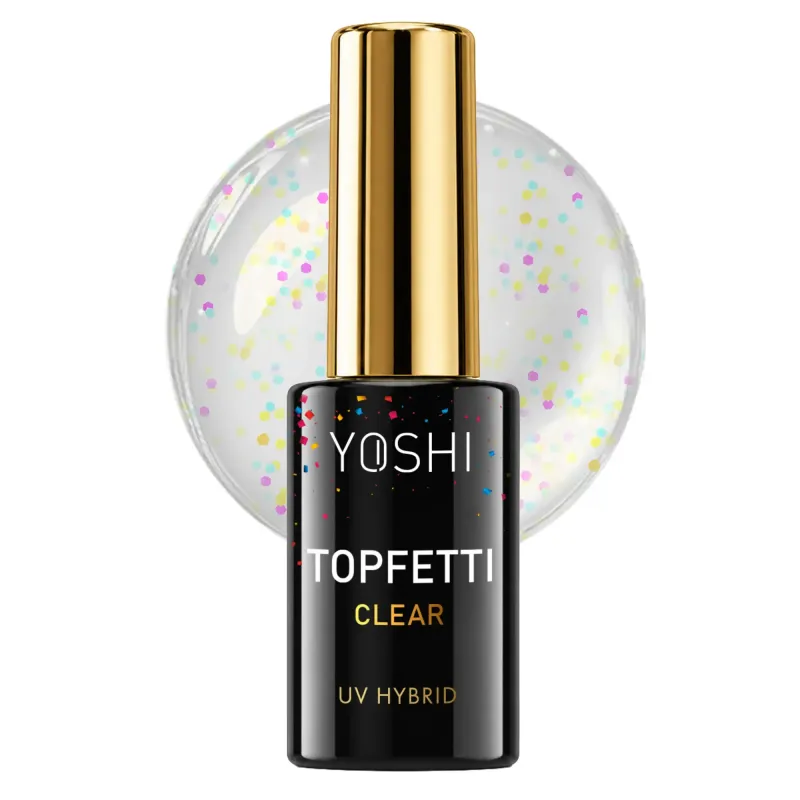 Yoshi Top Coat Topfetti Clear 10 ml