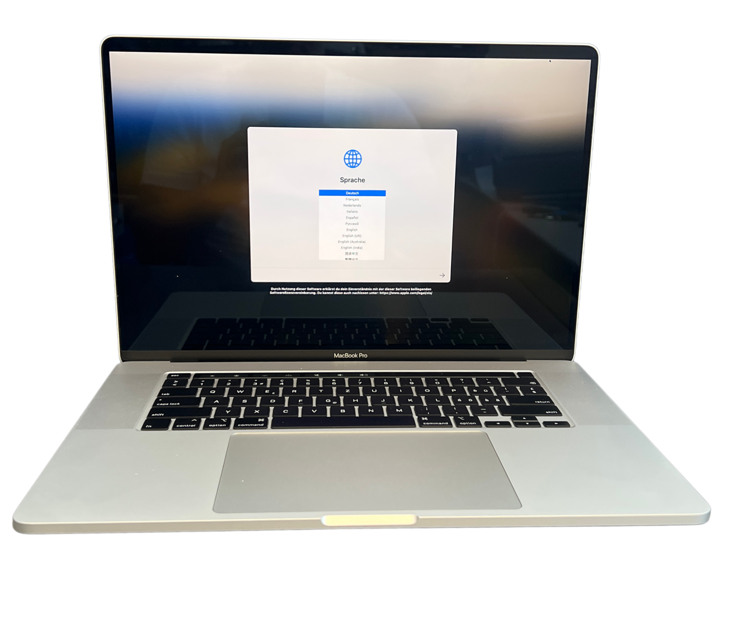 MacBook Pro 16&quot; 2019 Silber, 2.6 GHz Core i7, 512 GB &amp; 16 GB