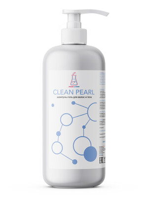 Универсальный шампунь–гель для мытья волос и тела «CLEAN PEARL»