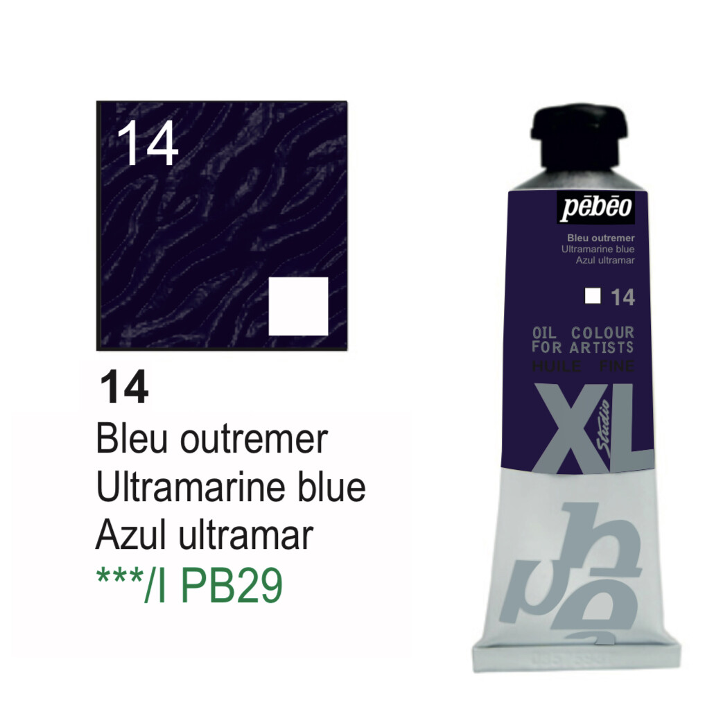 XL Studio Oil Colors Fine - Ultramarine blue No. 14, 37 ml Tube