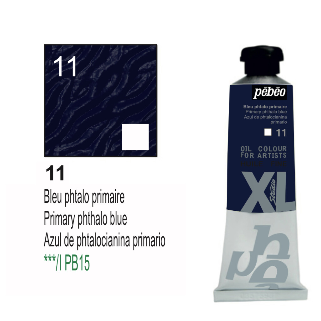 XL Studio Oil Colors Fine - Primary phthalo blue No. 11, 37 ml Tube